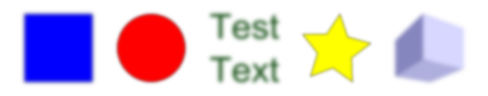 Inkscape Simple Blur Filter Various