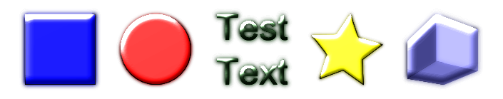 Inkscape Glowing Metal Filter Various