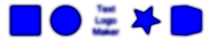Inkscape Fancy Blur Filter Dark Blue