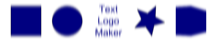 Inkscape Motion Blur, Vertical Filter Dark Blue