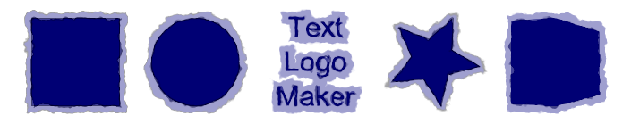 Inkscape Rough And Dilate Filter Dark Blue