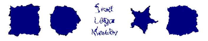 Inkscape Torn Edges Filter Dark Blue