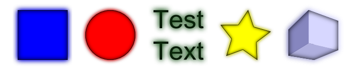 Inkscape Dark And Glow Filter Various