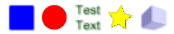 Inkscape Fuzzy Glow Filter Various