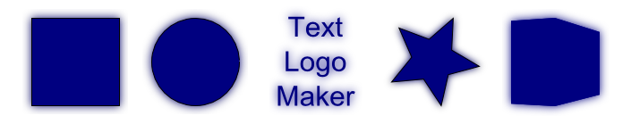 Inkscape Glow Filter Dark Blue