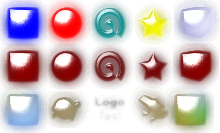 Inkscape Bevels Filter Neon