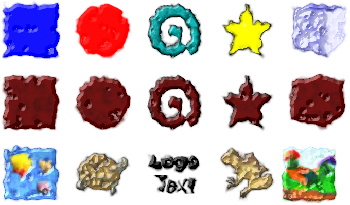Inkscape Bumps Filter Bubbly Matte Alpha