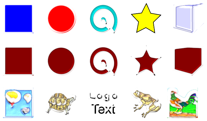 Inkscape Bumps Filter HSL Bumps Alpha