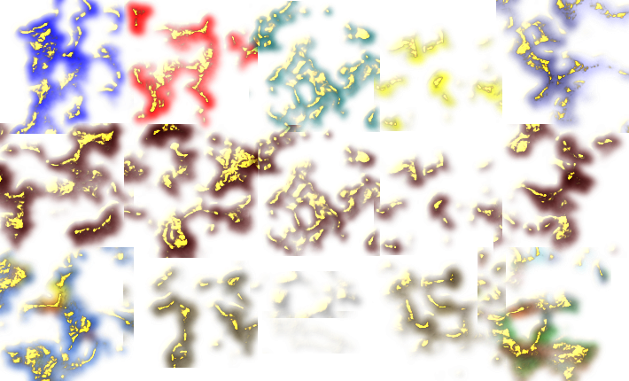 Inkscape Materials Filter Gold Splatter