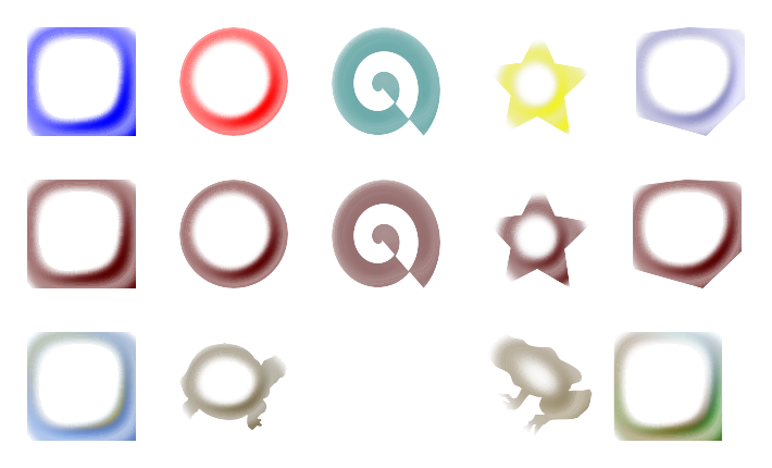 Inkscape Non-Realistic 3D Shaders Filter Brushed Metal