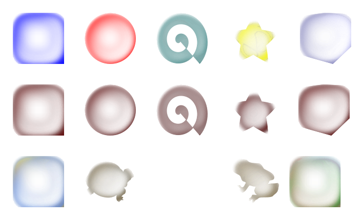 Inkscape Non-Realistic 3D Shaders Filter Frosted Glass
