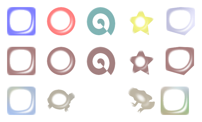 Inkscape Non-Realistic 3D Shaders Filter Opaline