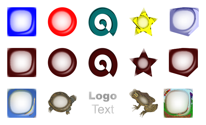 Inkscape Non-Realistic 3D Shaders Filter Sharp Metal