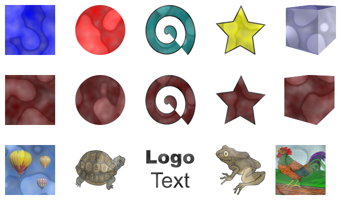 Inkscape Overlays Filter Growing Cells