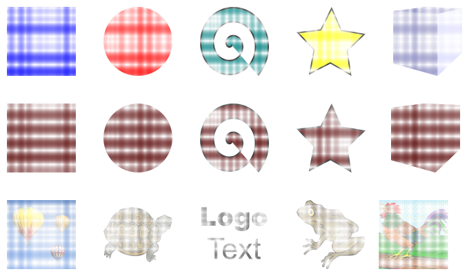 Inkscape Overlays Filter Tartan