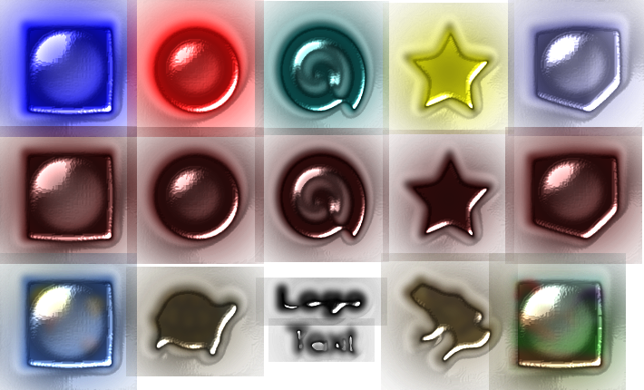Inkscape Ridges Filter Glowing Bubble
