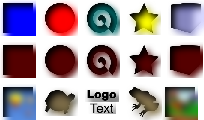Inkscape Shadows and Glows Filter Cutout Glow