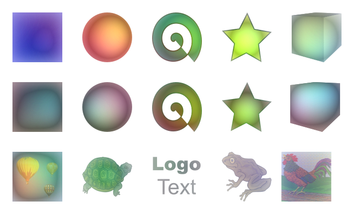 Inkscape Textures Filter Tinted Rainbow