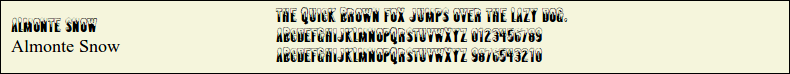 Picture Preview of The Font - Almonte Snow 
