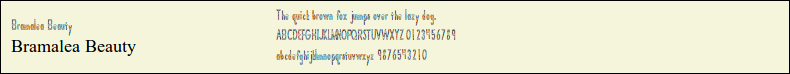 Picture Preview of The Font - Bramalea Beauty 