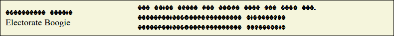 Picture Preview of The Font - Electorate Boogie 