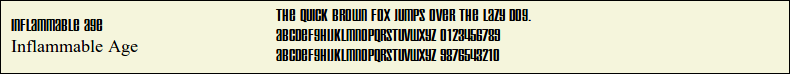 Picture Preview of The Font - Inflammable Age 