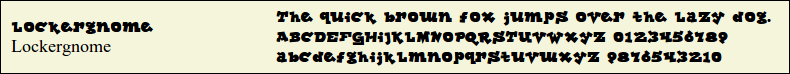 Picture Preview of The Font - Lockergnome 
