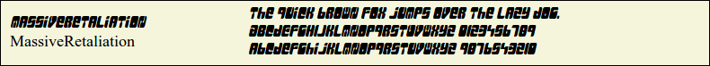 Picture Preview of The Font - MassiveRetaliation 