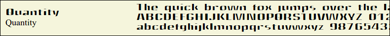 Picture Preview of The Font - Quantity 