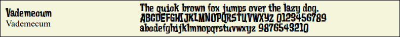 Picture Preview of The Font - Vademecum 