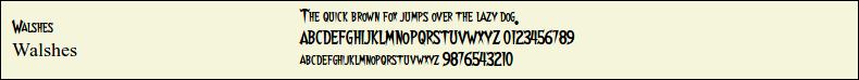 Picture Preview of The Font - Walshes 