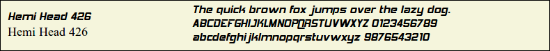 Picture Preview of The Font - Hemi Head 426 