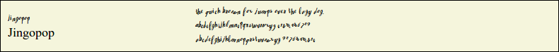 Picture Preview of The Font - Jingopop 