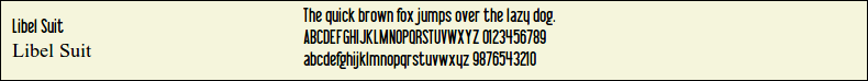 Picture Preview of The Font - Libel Suit 