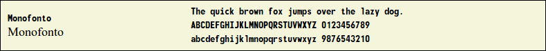 Picture Preview of The Font - Monofonto 