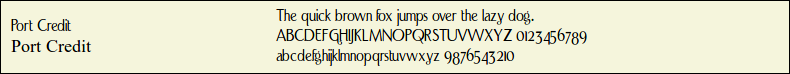 Picture Preview of The Font - Port Credit 