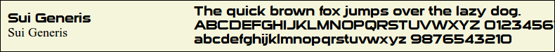 Picture Preview of The Font - Sui Generis 