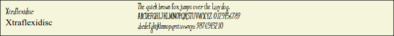 Picture Preview of The Font - Xtraflexidisc 