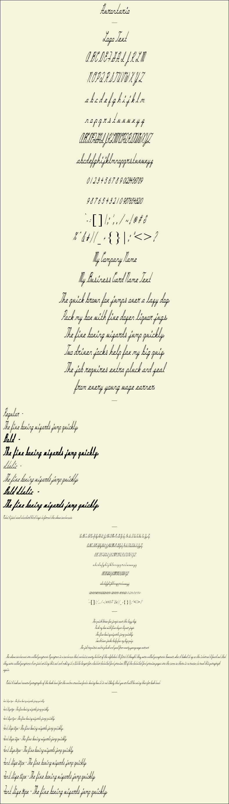 Detailed Picture Preview of The Font - Hurontario