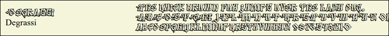 Picture Preview of The Font Degrassi 