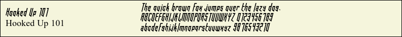 Picture Preview of The Font Hooked Up 101 