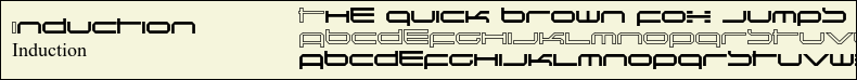 Picture Preview of The Font Induction 