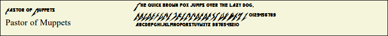 Picture Preview of The Font Pastor of Muppets 