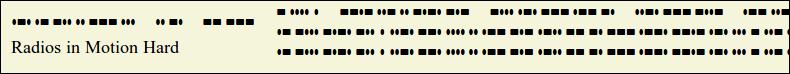 Picture Preview of The Font Radios in Motion Hard 