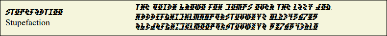 Picture Preview of The Font Stupefaction 