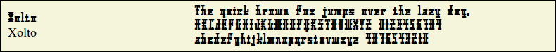 Picture Preview of The Font Xolto 