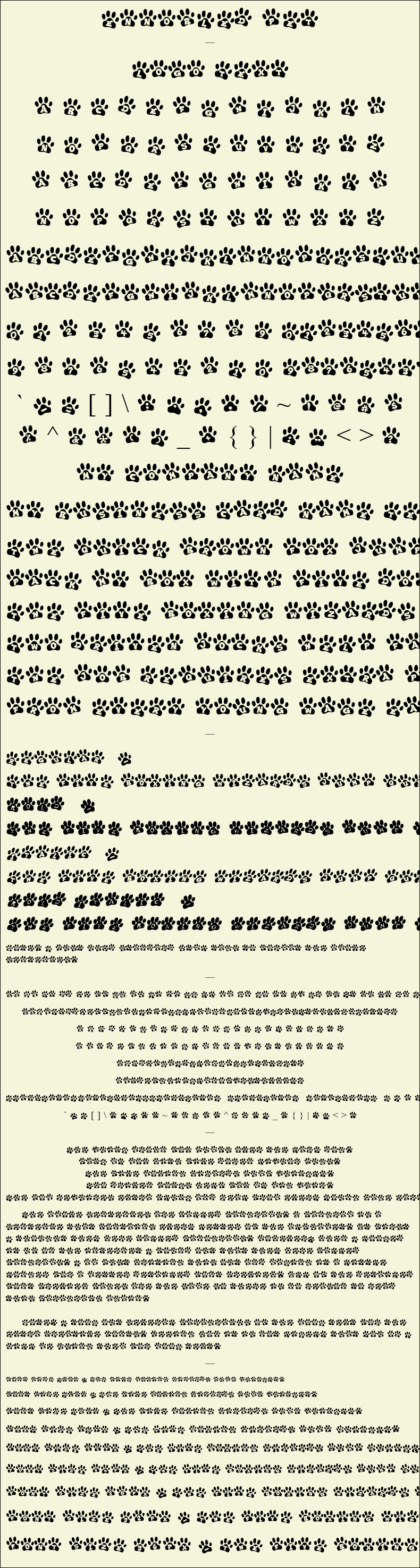 Detailed Picture Preview of The Font - Ennobled Pet
