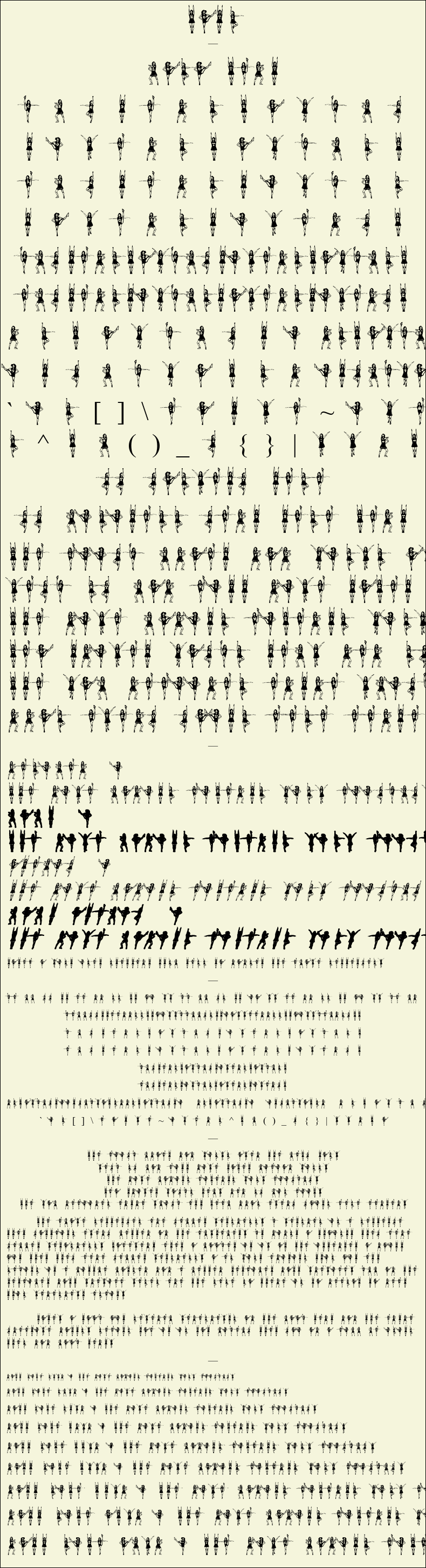 Detailed Picture Preview of The Font - Hots
