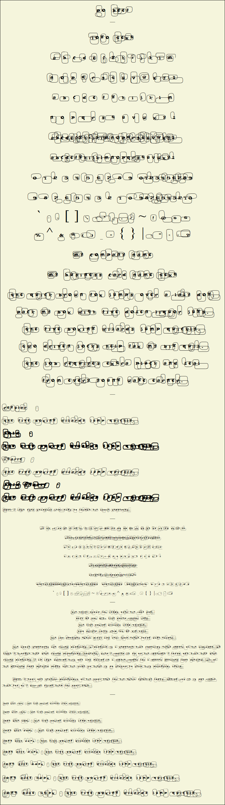 Detailed Picture Preview of The Font - Po Beef